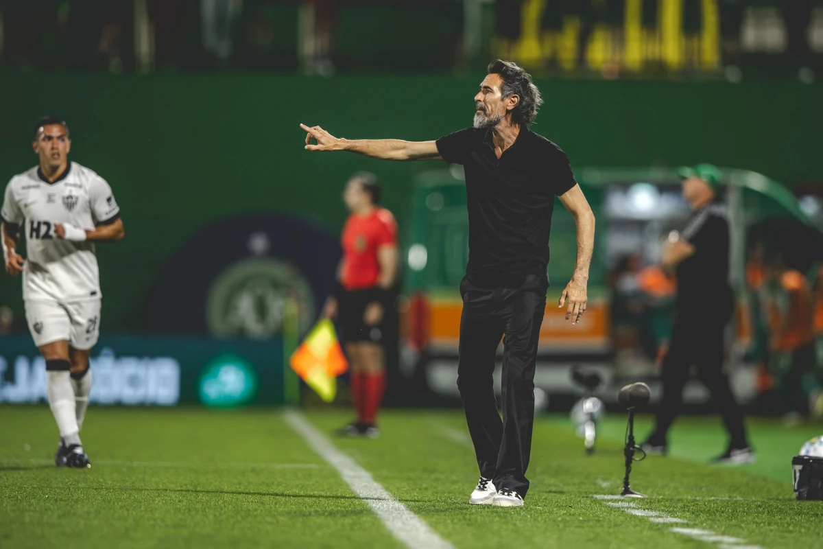 Eduardo Domínguez, treinador do Atlético-MG
