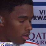 Foto colorida Endrick, do Lyon - Metrópoles