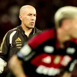 Imagem colorida da partida entre Flamengo x Bahia