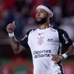 Imagem colorida de Memphis Depay do Corinthians