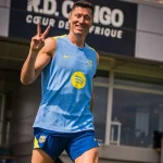 Imagem colorida de Robert Lewandowski