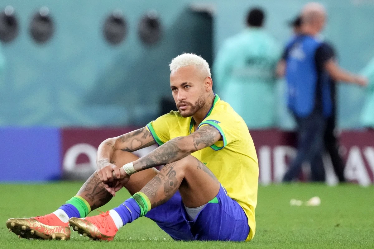Imagem colorida do jogador Neymar